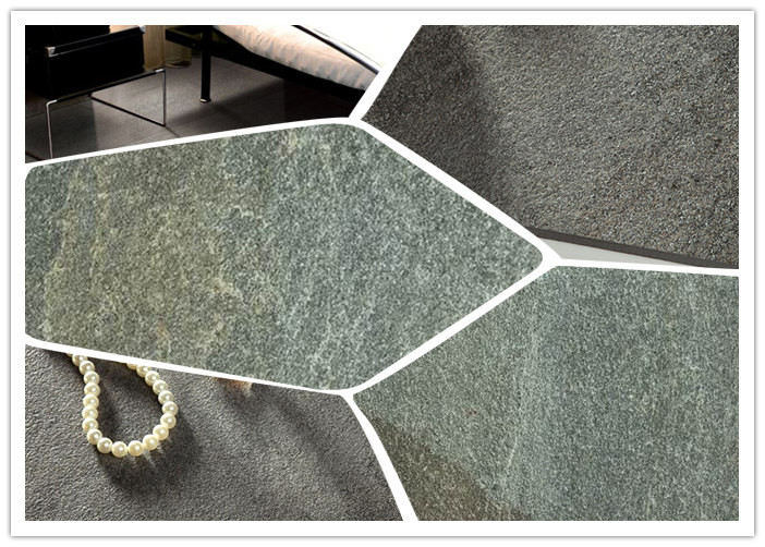 Decorative Porcelain Bathroom Tile / Eco Friendly Bathroom Shower Floor Tile