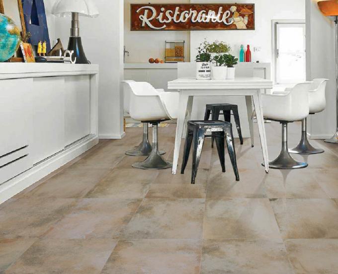 24x24 Cement Look Porcelain Tile Fine Air Permeability Long Life Span