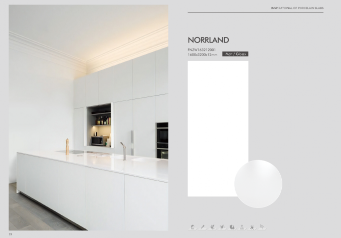 Elegant Polished Glazed Porcelain Tile with Rectified Edge Matt Finish ...
