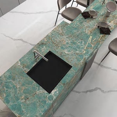 Green Marble Living Room Wall Slab 1600x2700mm For Creating Serene And Refreshing Spaces