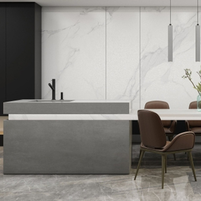 Modern Sintered Stone Tile For Bathroom Fixtures Sleek Minimalist Serene Ambiance
