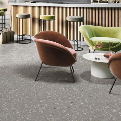 Terrazzo Matt Finish Ceramic Glazed Floor Tiles Guaranteed For 5 Years 600*1200mm