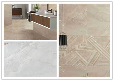 Grey Marble Effect Ceramic Wall Tiles 400*800mm Size Interior Glazed