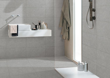 Washroom Modern Porcelain Tile / R11 Modern Grey Bathroom Tiles 600x300mm
