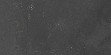 Black Marble Look Porcelain Tile 600X600 MM Wear Resisting Matte Surface