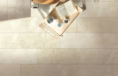 Modern Grey Bathroom Tiles 60*60 Mm Cream Biege Color Wear Resisting