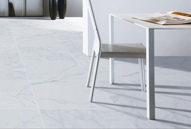 Polished Porcelain Floor Tile That Looks Like Marble Low Absorption Rate