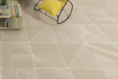 Inkjet Decoration Bathroom Carpet Tiles 24 X 24 X 0.4 Inches CE Certificate