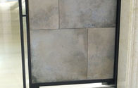 Interior Cement Look Porcelain Tile Accurate Dimensions Convex Pattern