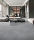 Large Format Cement Look Floor Tiles Porcelain Matte Dark Structure 60*120cm