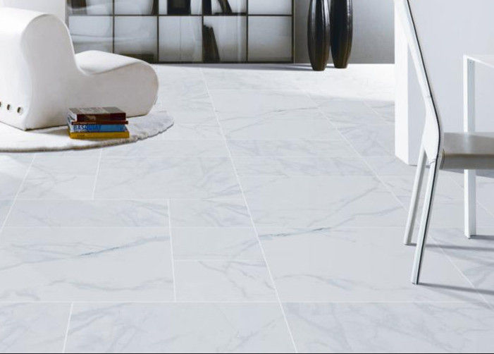 Anti Skate  Marble Look Porcelain Tile Bathroom Bathroom Floor 300 X 1200 Mm