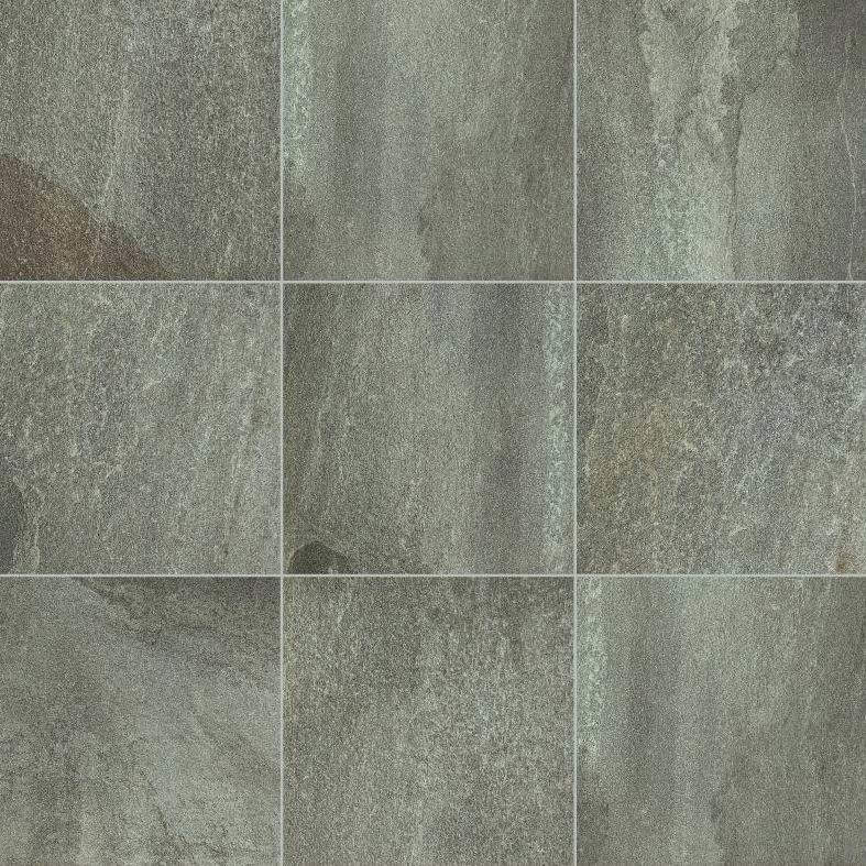 Marble Modern Grey Porcelain Kitchen Floor Tiles 300x300 Mm 10mm Thickness