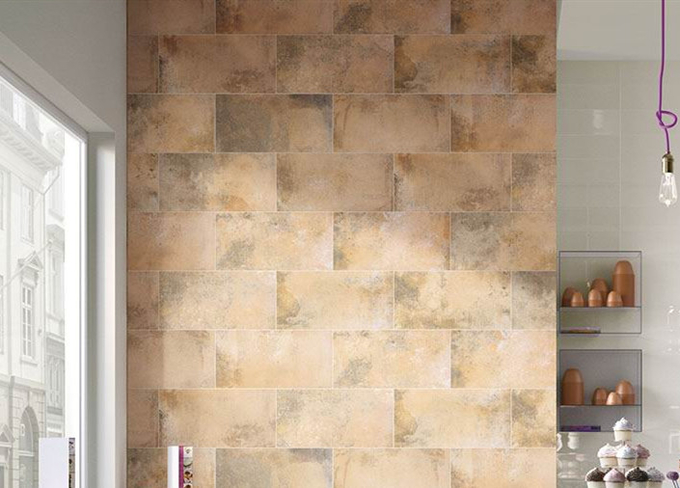 300*300 Mm Cement Look Porcelain Tile Brick Exterior Wall